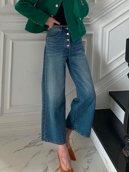 Plain Urban Denim Jeans, Blue, Jeans