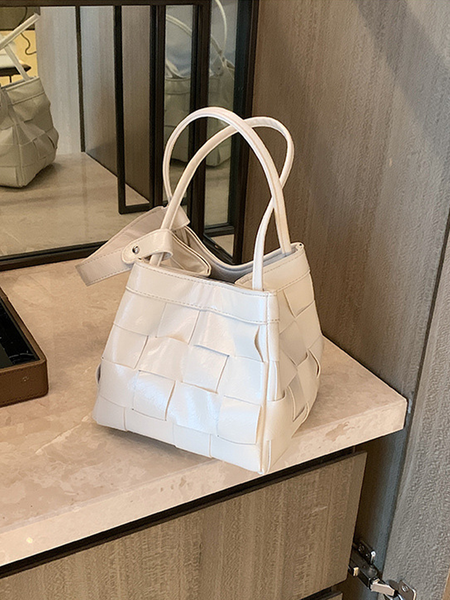 

Casual Shoulder Bag, White, Bags