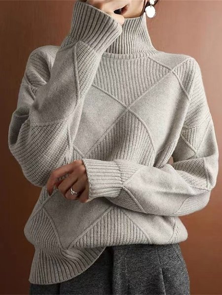 Yarn Wool Yarn Casual Sweater