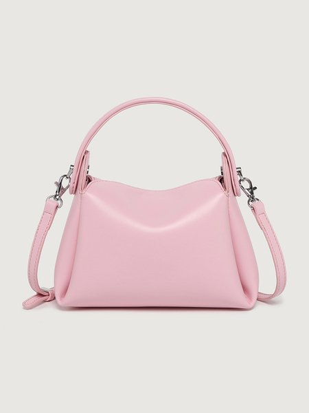 

Women Minimalist Soft Handbag Magnetic Crossbody Bag, Pink, Bags