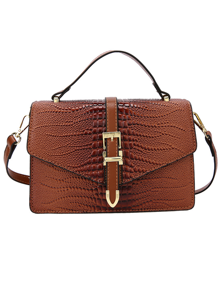 

Simple Shoulder Bag, Coffee, Bags