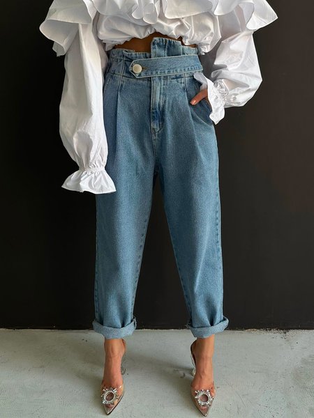 

Urban Plain Regular Fit Denim Jeans, Denim blue, Jeans