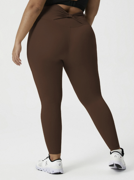 

Contrast Stitching Sports Tight Leggings, Coffee, Plus Pants