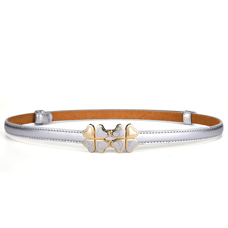 

Plain Casual Belt, Silver, Belts