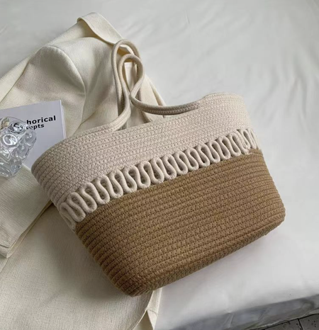 

Simple Shoulder Bag, Khaki, Bags