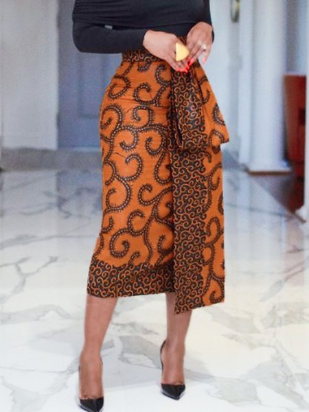 

Urban Printing Regular Fit Skirt, As picture, Skirts