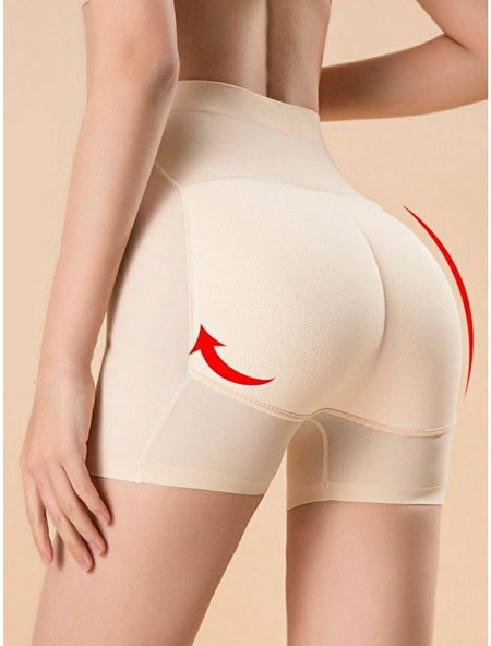 

Abdominal tightening, buttocks lifting, and seamless buttocks boosting safety pants, Nude, Underwear