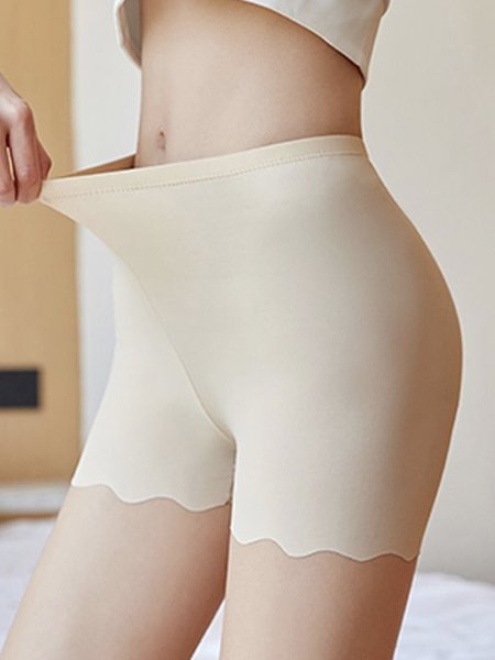 

Casual Plain Panty, Apricot, Underwear