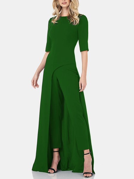 

Urban Crew Neck Plain Regular Fit Shirt, Green, Blouses and Shirts