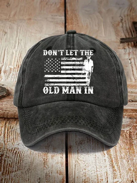 

Don't Let The Old Man In Sun Hat, Deep gray, Hats