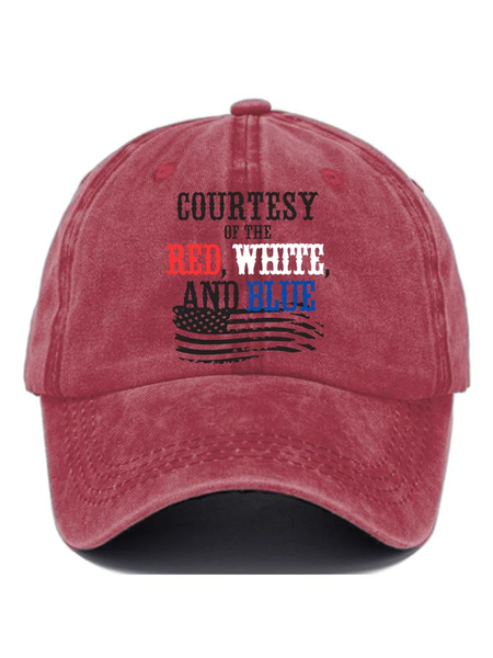 

Courtesy Of The Red White And Blue Sun Hat, Hats