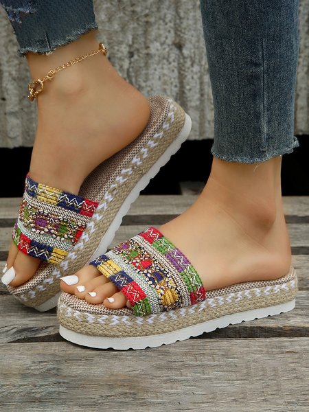 

Pu Plain Summer Slide Sandals, Multicolor, Sandals & Slippers