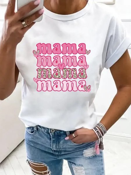 

Knitted Loose Casual T-Shirt, Color3, T-shirts
