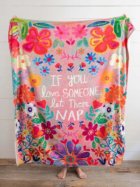 boho cozy throw blanket, Red, Home&Garden