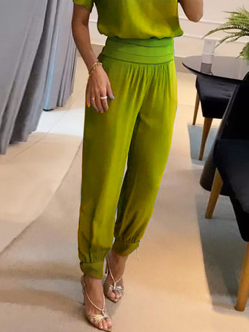 

Ombre Loose Printing Casual Pants, Green, Pants