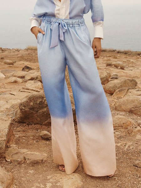 

Vacation Ombre Fashion Pants, As picture, Pants