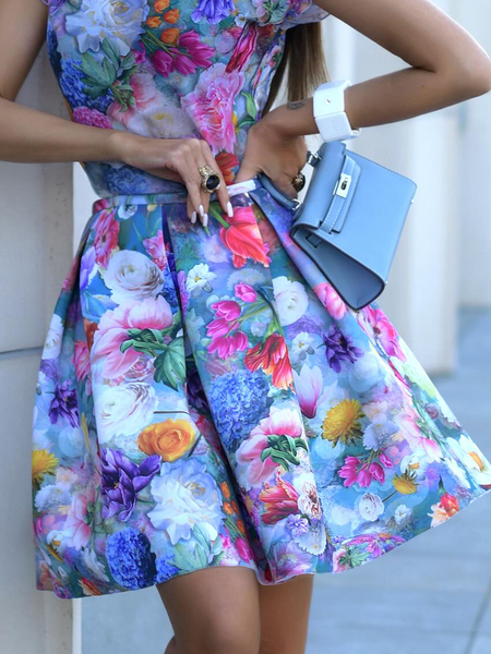 

Elegant Loose Mini Skirt, As picture, Skirts