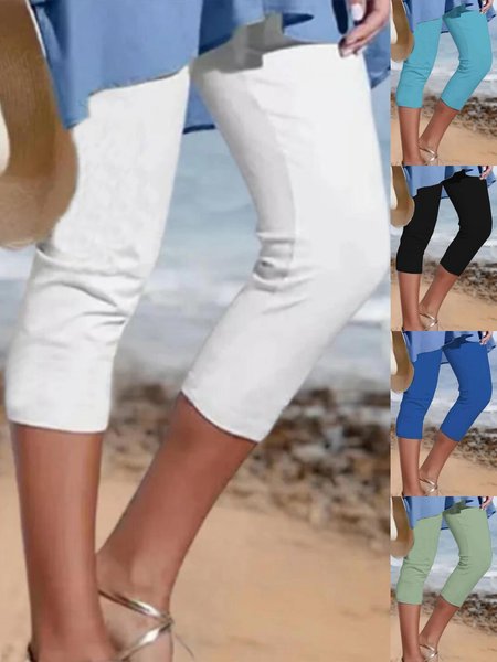 Cotton Casual Vacation Leggings