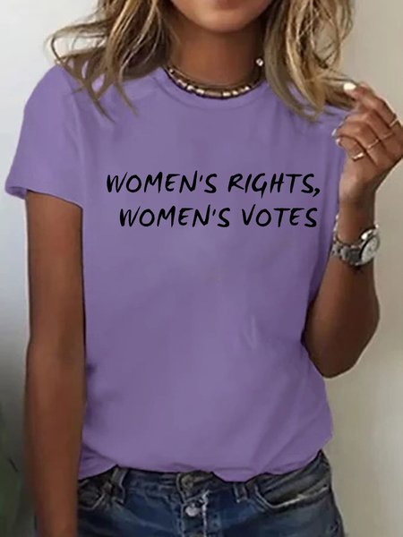 

Women's Rights, Women's Votes Empowerment National Voter Registration Day T-Shirt, Purple, T-shirts