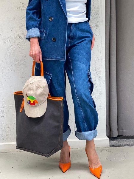 

Casual Regular Fit Denim Pocket Stitching Jeans, Blue, Jeans