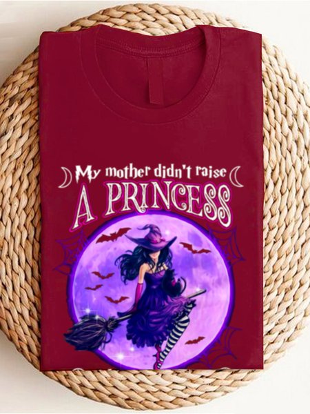 

Halloween Casual Witch Print Crew Neck Text Letters Sweatshirt, Datered, Hoodies & Sweatshirts
