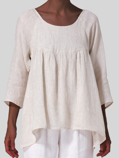 

Casual Loose Cotton Shirt, Khaki, Blouses & Shirts