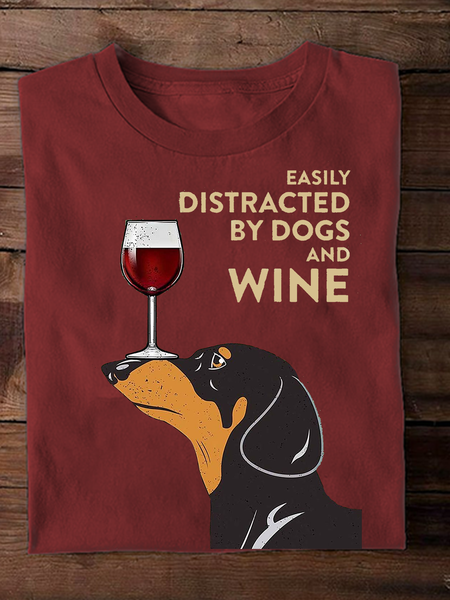 Dachshund Casual Cotton pet T Shirt