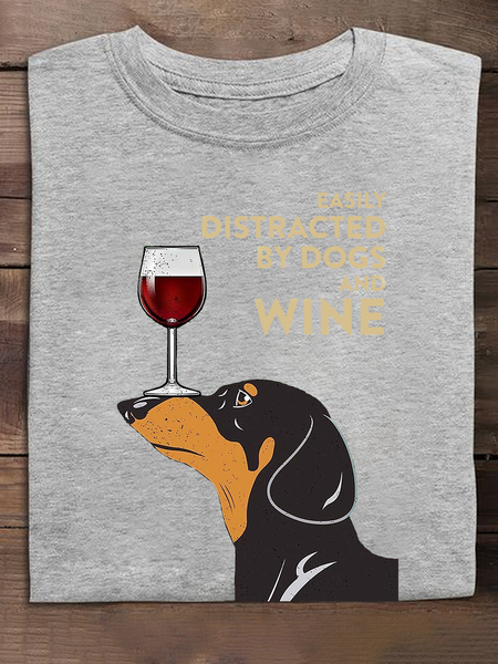 Dachshund Casual Cotton pet T Shirt