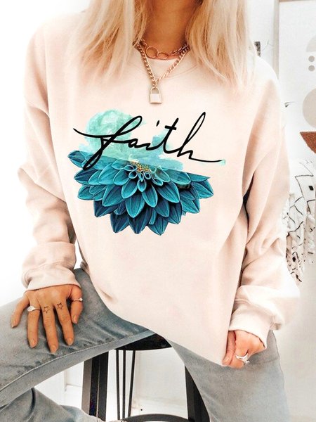 

Faith And Sunflower Cotton Sweatershirt, Khaki, Sweatshirts & Hoodies
