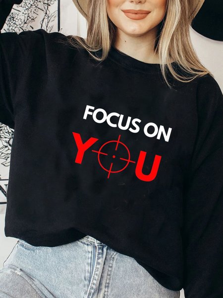 

Focus On You Street Cotton Sweatshirt, Black, Sweatshirts & Hoodies