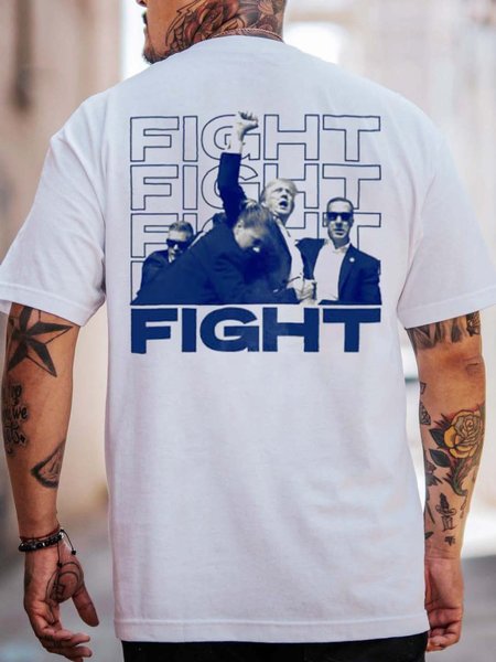 Fight Fight Fight 2024 Printed T Shirt