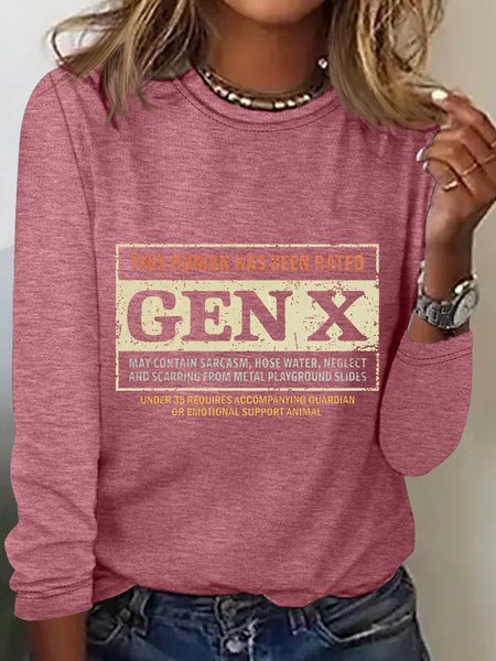 

Gen X Long Sleeve Shirt, Watermelon, Long sleeves