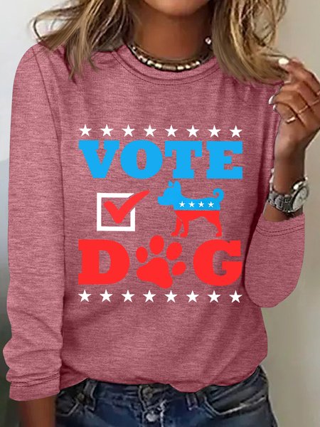 

Vote Dog Long sleeve Shirt, Watermelon, Long sleeves