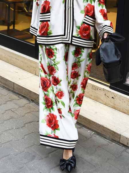 

Loose Urban Pocket Stitching Long Pants Straight pants, As picture, Pants