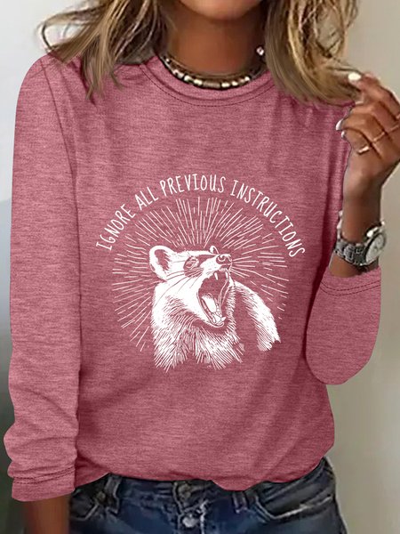 

Ignore All Previous Instructions Long Sleeve Shirt, Watermelon, Long sleeves