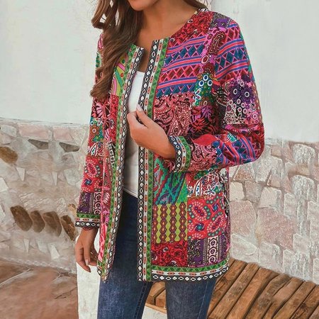 

Women's Spring/Fall Outerwear Casual Zipper Plain Long Sleeve Jacket, Color9, Jackets