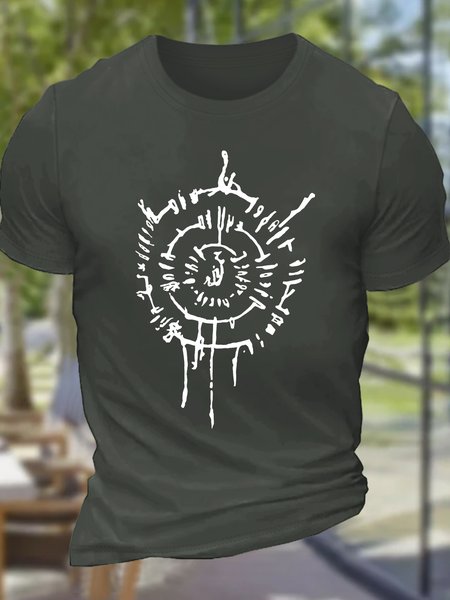 

Astarion Baldur's Gate Back Rune Scar Men's Cotton T-Shirt, Dark gray, T-shirts
