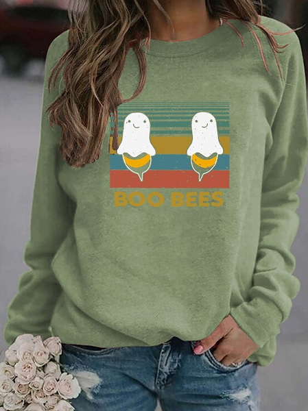 

Casual Crew Neck Animal Sweatshirt, Aqua, Hoodies & Sweatshirts