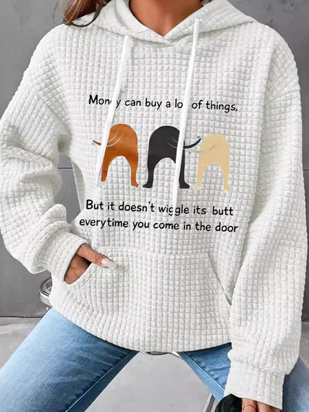 

Casual Hoodie Animal Sweatshirt, White, Hoodies & Sweatshirts