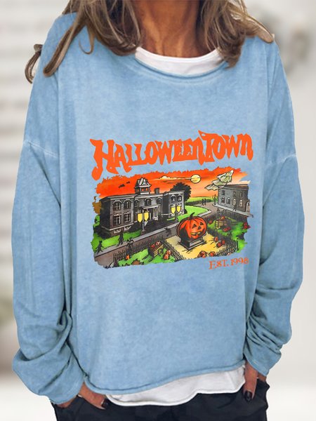 Vintage Halloween Town Est 1998 Casual Sweatshirt