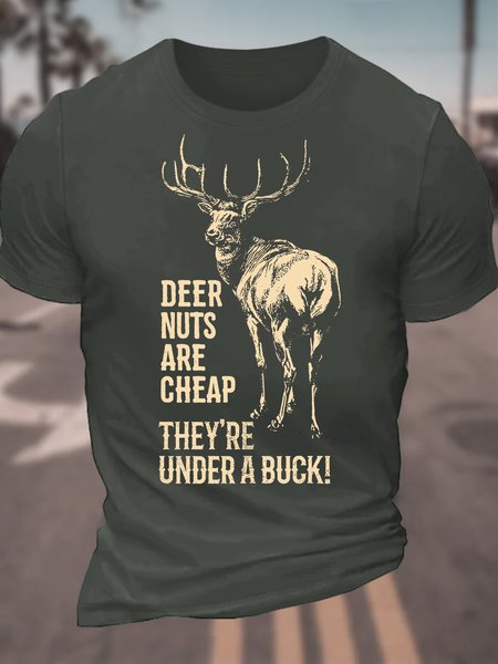 

Hunting And Fishing Lovers Men's Cotton T-Shirt, Dark gray, T-shirts