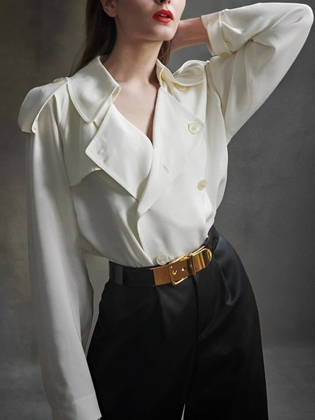 

Regular Fit Urban Regular Sleeve Shirt, Off white, Blouses and Shirts