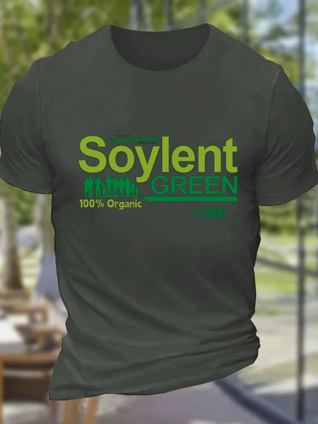Soylent Green Cotton T-Shirt, Dark gray, T-shirts