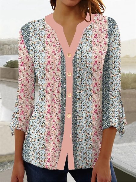 

Women's Floral Regular Loose Kimono, Pink, Cardigans