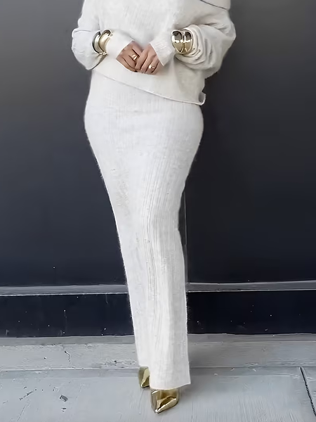 

Tight High Elasticity Elegant Maxi Skirt, As picture, Skirts