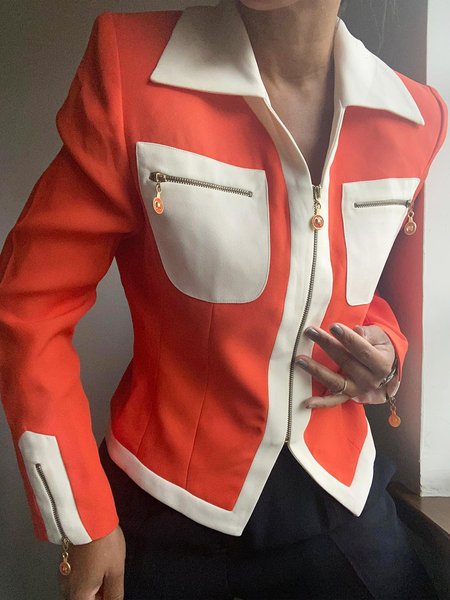 

Urban Pocket Stitching Shawl Collar Regular Sleeve Jacket, As picture, Jackets