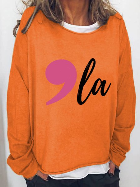 

La Vote Kamala Harris For President Casual Sweatshirt, Orange, Hoodies&Sweatshirts