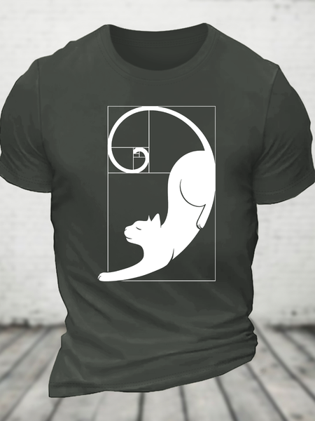 

Fibonacci Kittens Cotton T-Shirt, Dark gray, T-shirts