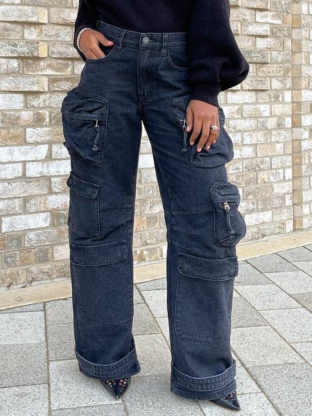 

Denim Regular Fit Urban Jeans, Black, Jeans