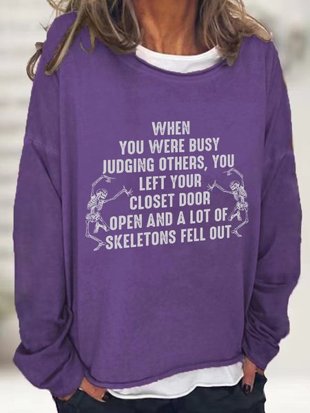 

Busy Judging Others Casual Sweatshirt, Deep purple, Hoodies&Sweatshirts
